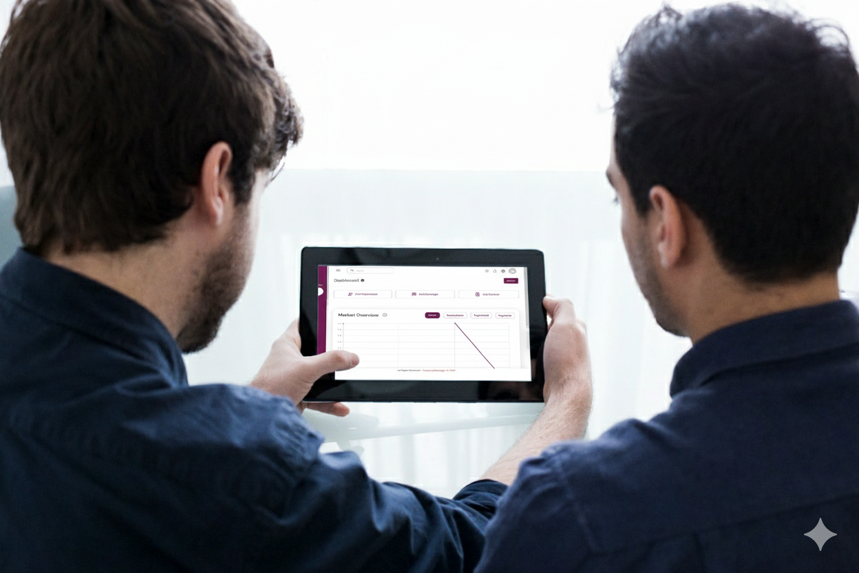 a-person-how-check his-tablet-PWA Property-Management